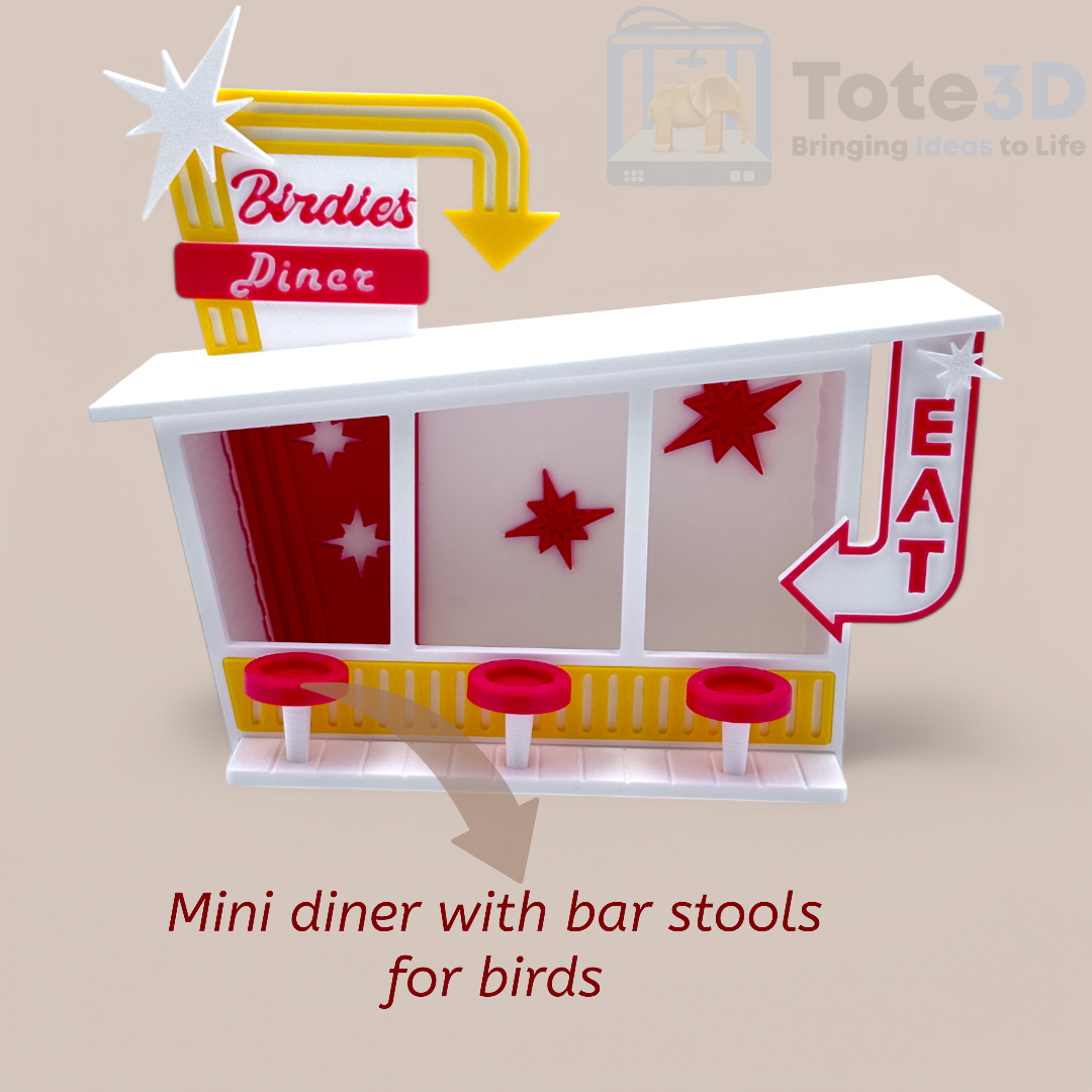 Birdie's Diner - A Fun Bird Feeder
