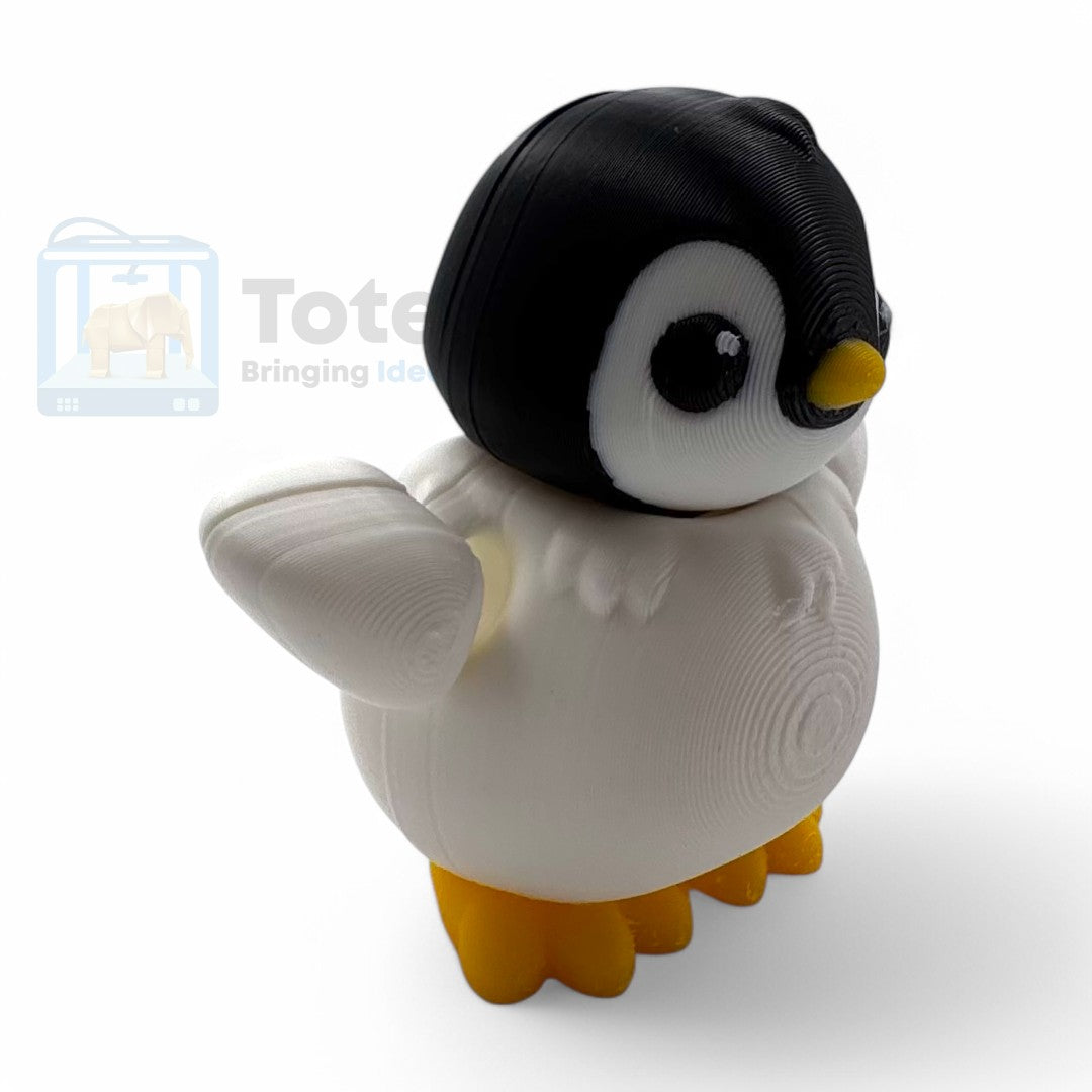 Flexi Penguin – Cute & Poseable (Keychain & Standard)