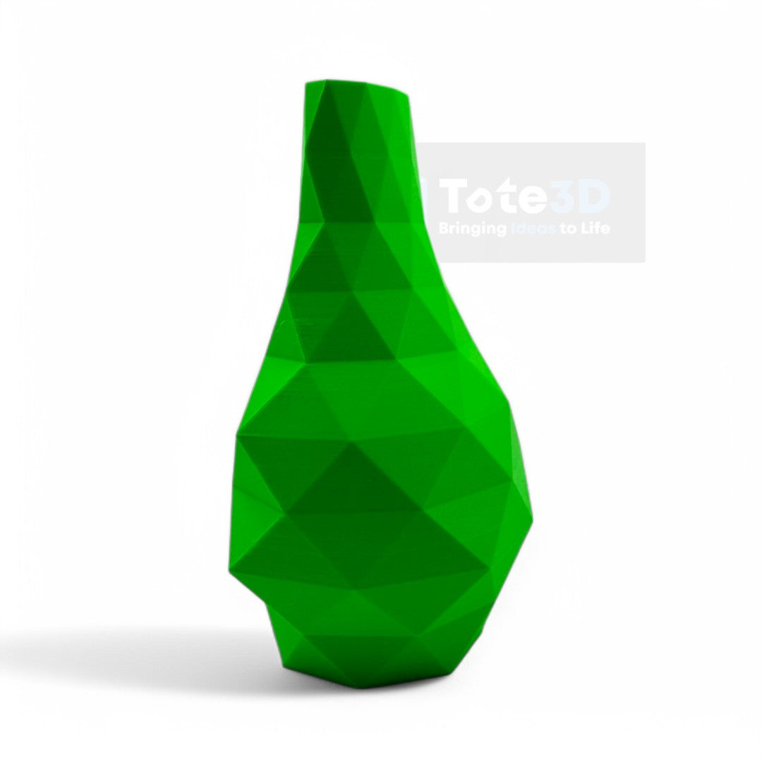 Geometric Neon Flower Vase – Modern Decor