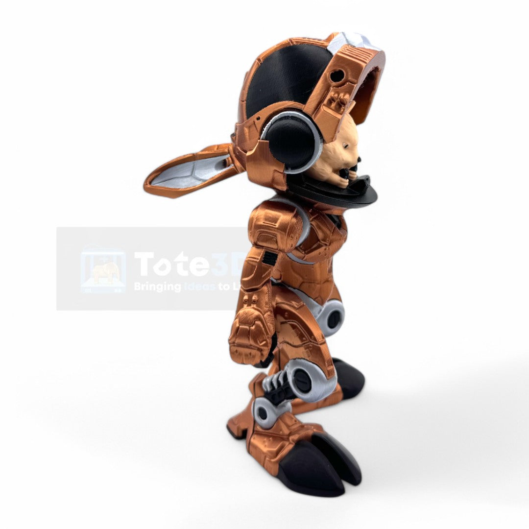 Rabbit Bot – Premium 3D Printed Collectible