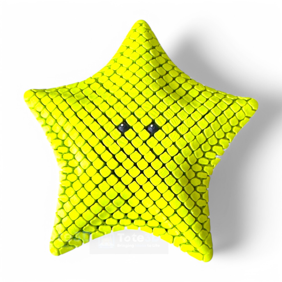 Flexi Star – Articulated 3D Printed Decorative Model & Fidget Fun