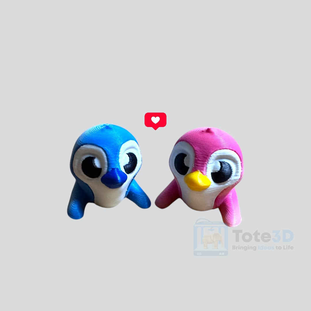 Penguins in Marble Igloo – Adorable Display Set