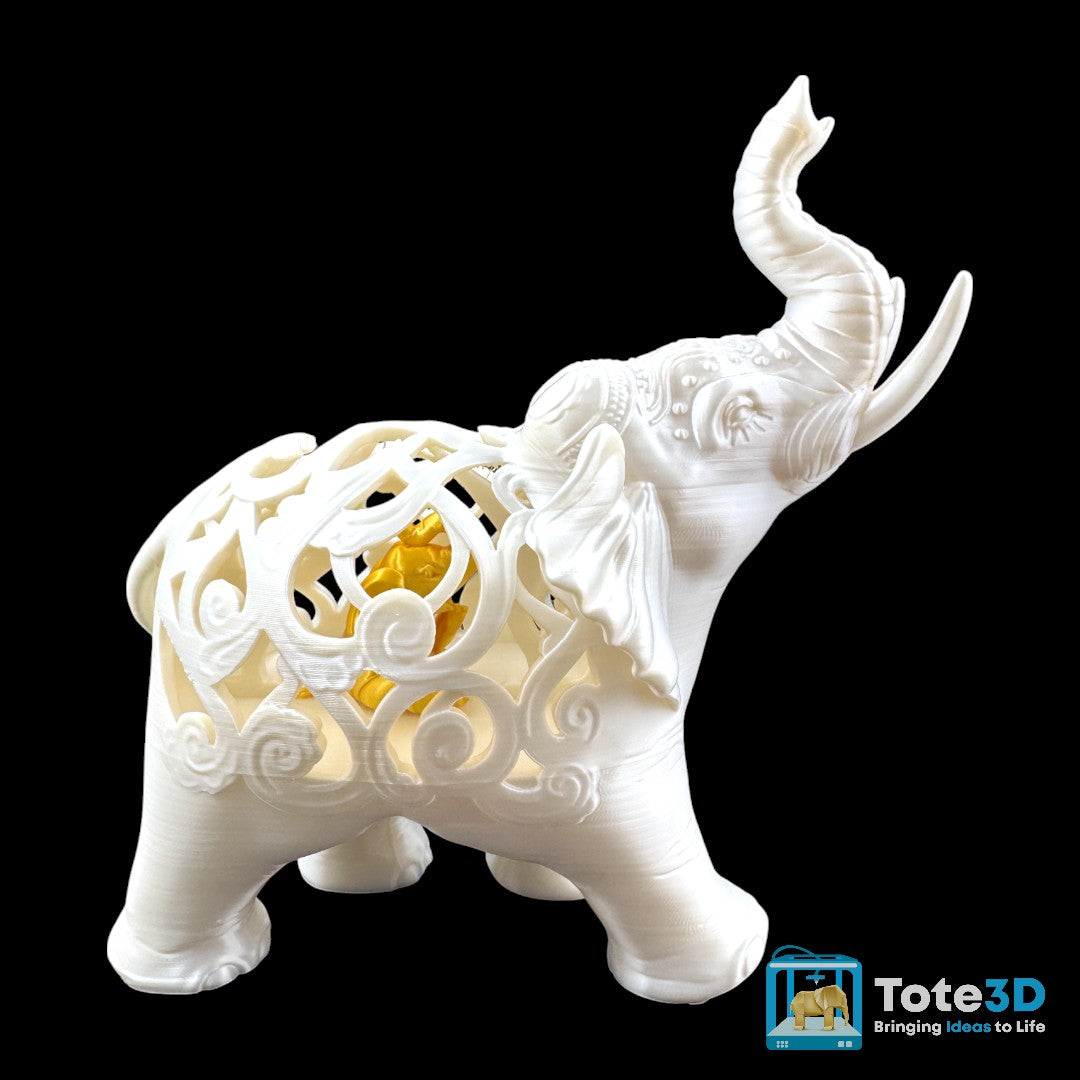 The Brilliance Within – Nested Elephant Decor
