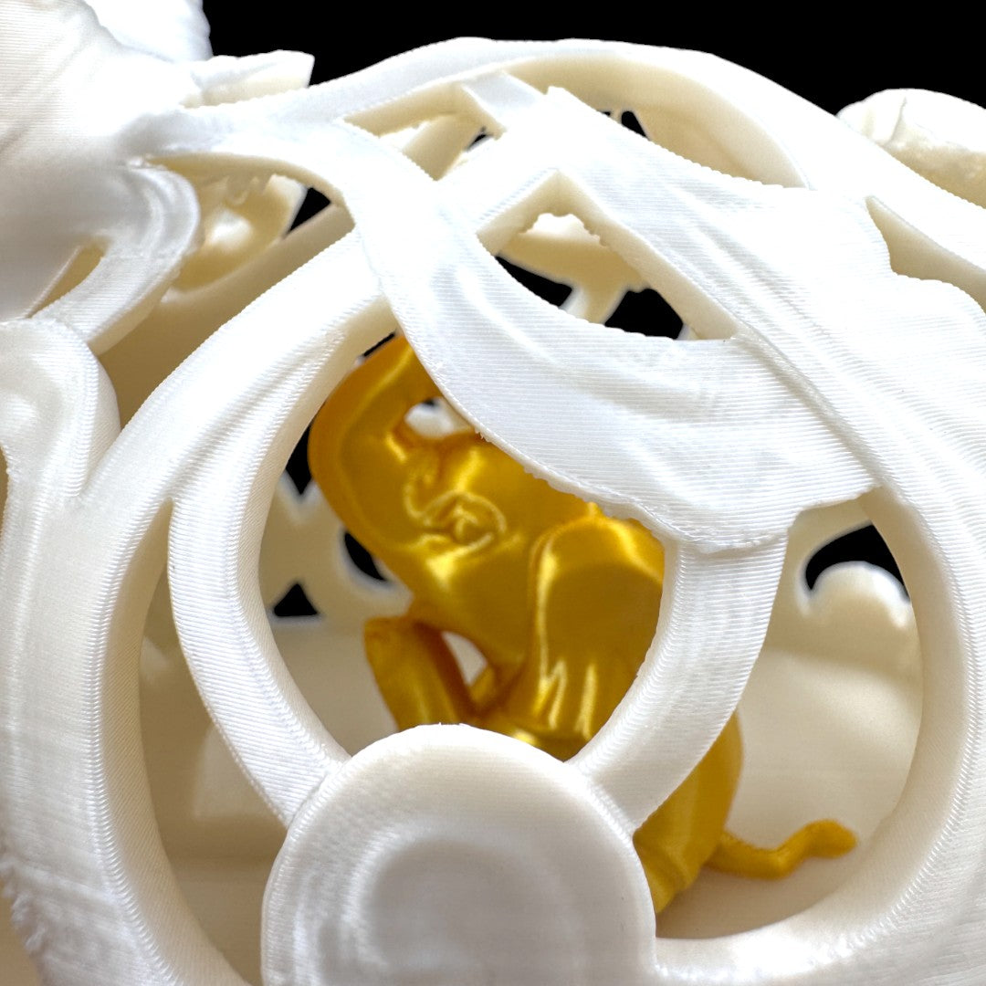The Brilliance Within – Nested Elephant Decor