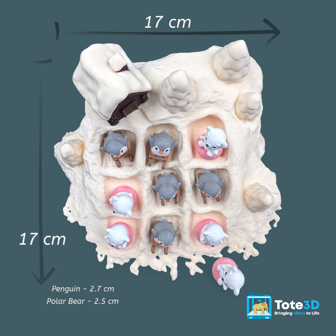 Snow Mountain Tic Tac Toe β Penguins vs Polar Bears! βοΈπ§π»ββοΈ