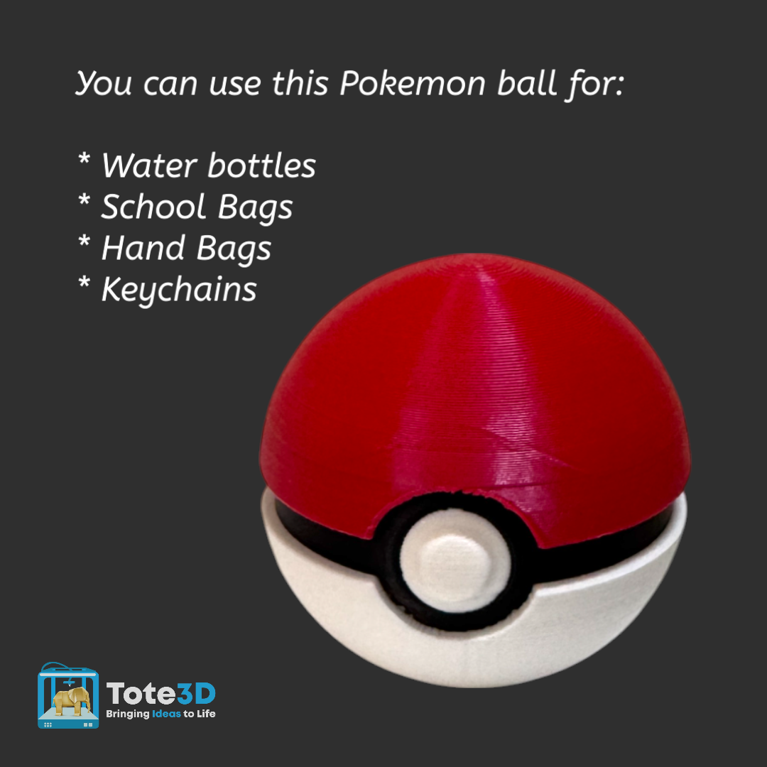 Pokemon Poke Ball Clicker with Ball Chain - Bag & Bottle Accessory