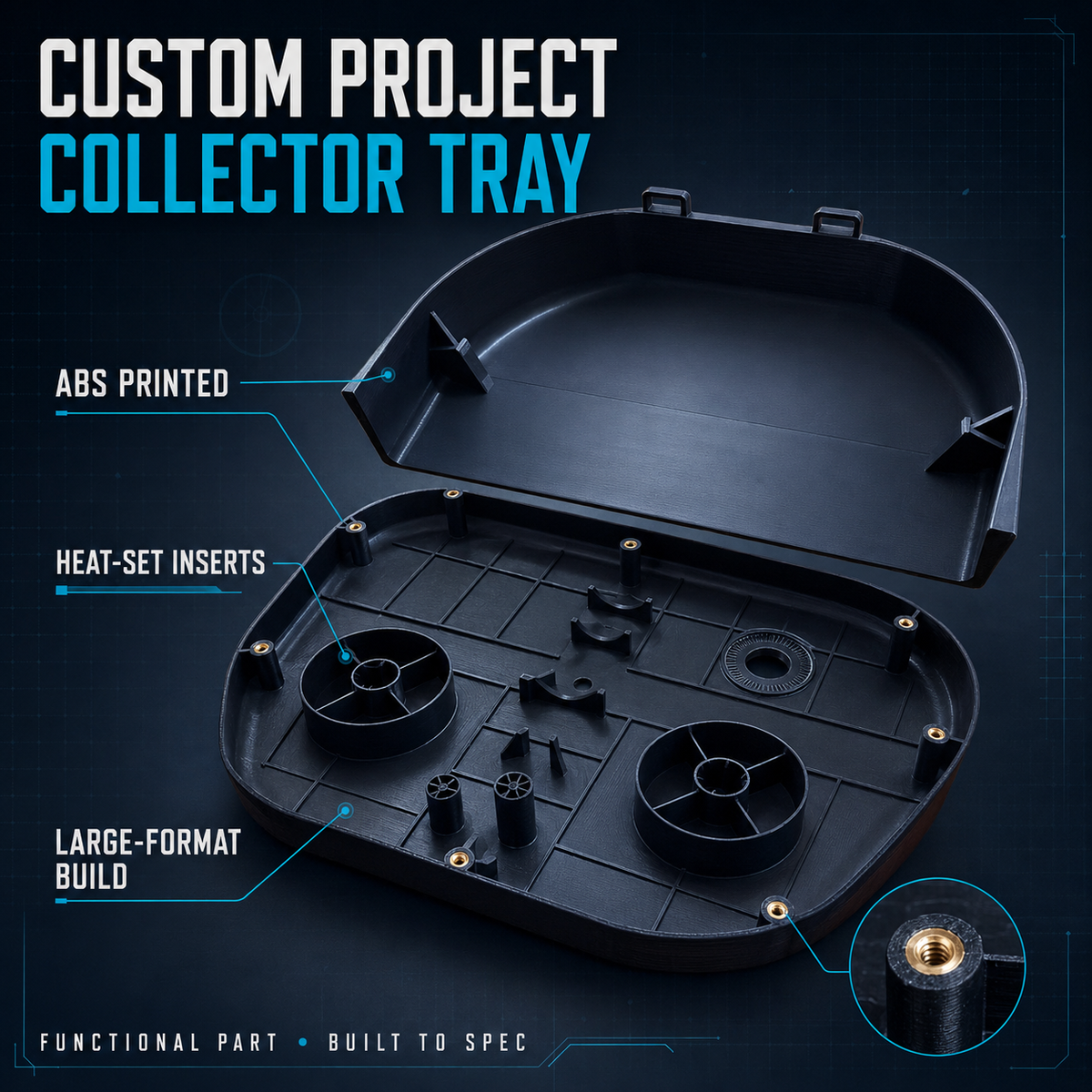Collector Tray  (LARGE FORMAT)
