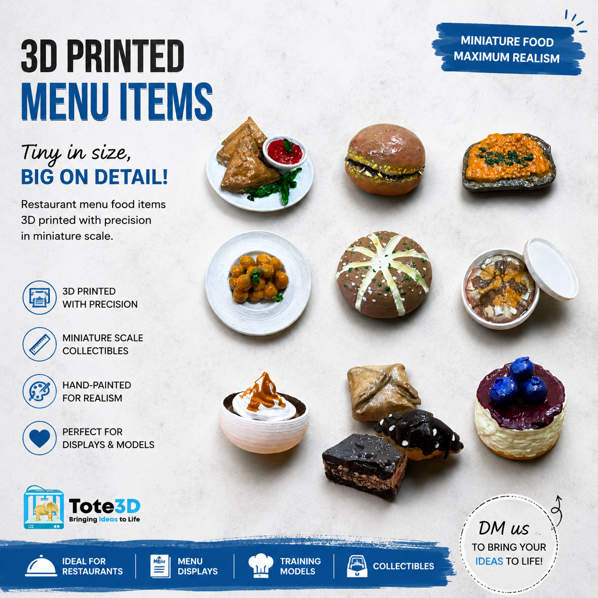 Custom Miniature Food Models