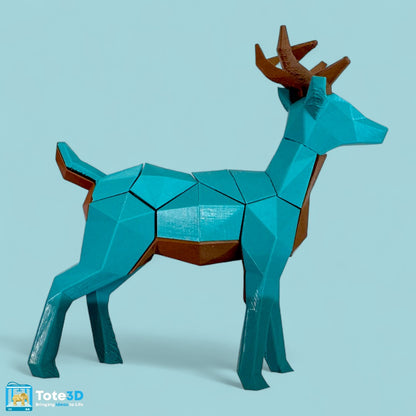 Magnetic 3D Printed Deer Puzzle