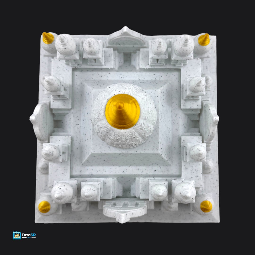 Ghar Ka Mandir with Built-in Lighting | 3D Printed Home Temple