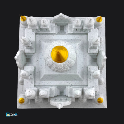 Ghar Ka Mandir with Built-in Lighting | 3D Printed Home Temple