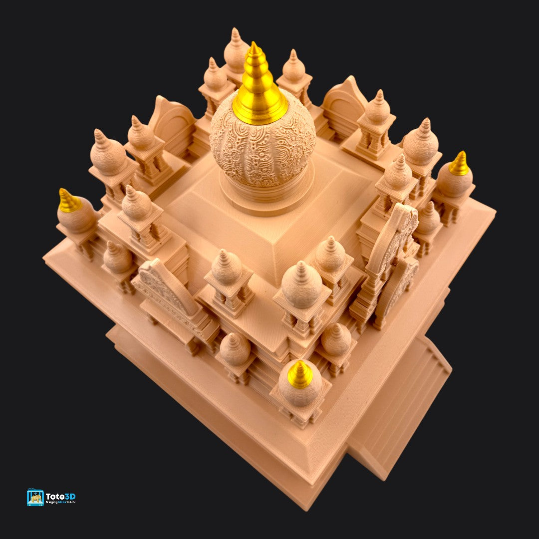 Ghar Ka Mandir with Built-in Lighting | 3D Printed Home Temple