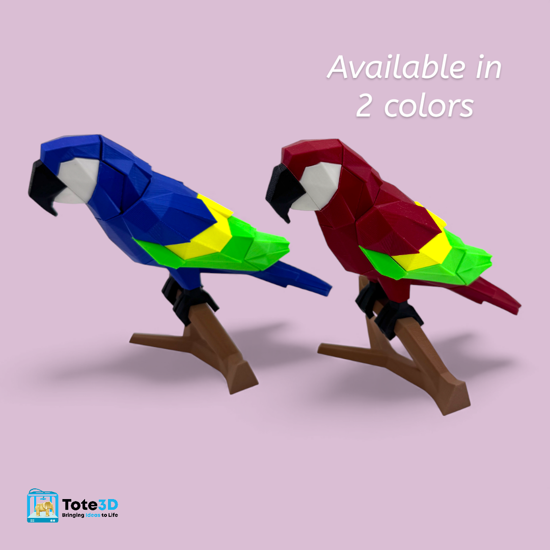 Macaw Parrot 3D Puzzle – Magnetic Click Toy for Kids & Adults