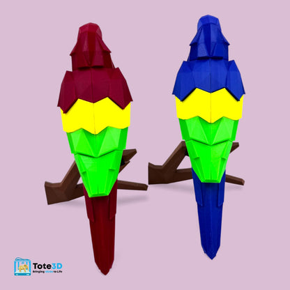 Macaw Parrot 3D Puzzle – Magnetic Click Toy for Kids & Adults