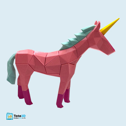 Unicorn 3D Puzzle – Magnetic Assembly Toy for Kids & Unicorn Lovers