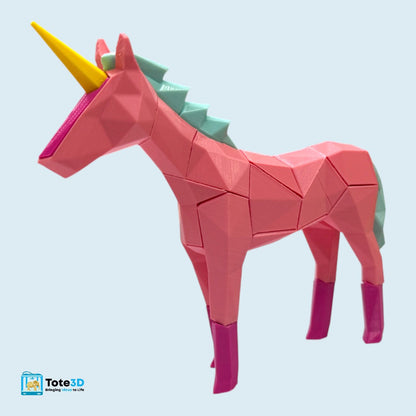 Unicorn 3D Puzzle – Magnetic Assembly Toy for Kids & Unicorn Lovers