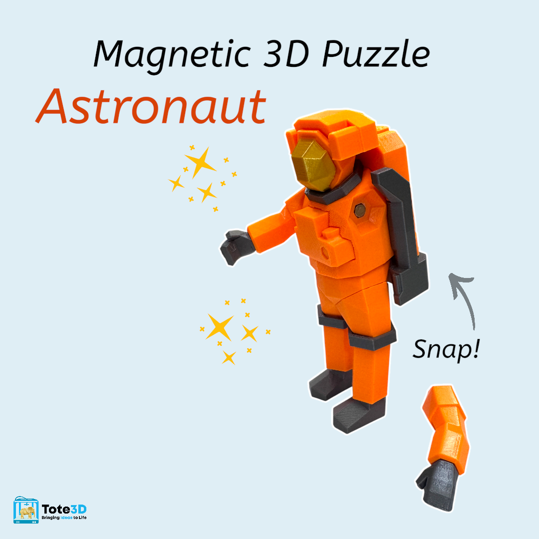 Astronaut 3D Puzzle – Magnetic Space Explorer Toy