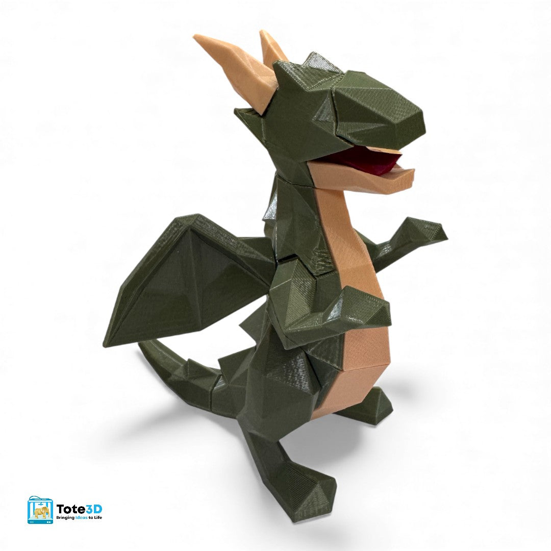 Forest Dragon 3D Puzzle – Magnetic Snap-Fit Fantasy Toy