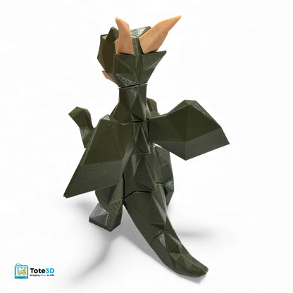 Forest Dragon 3D Puzzle – Magnetic Snap-Fit Fantasy Toy