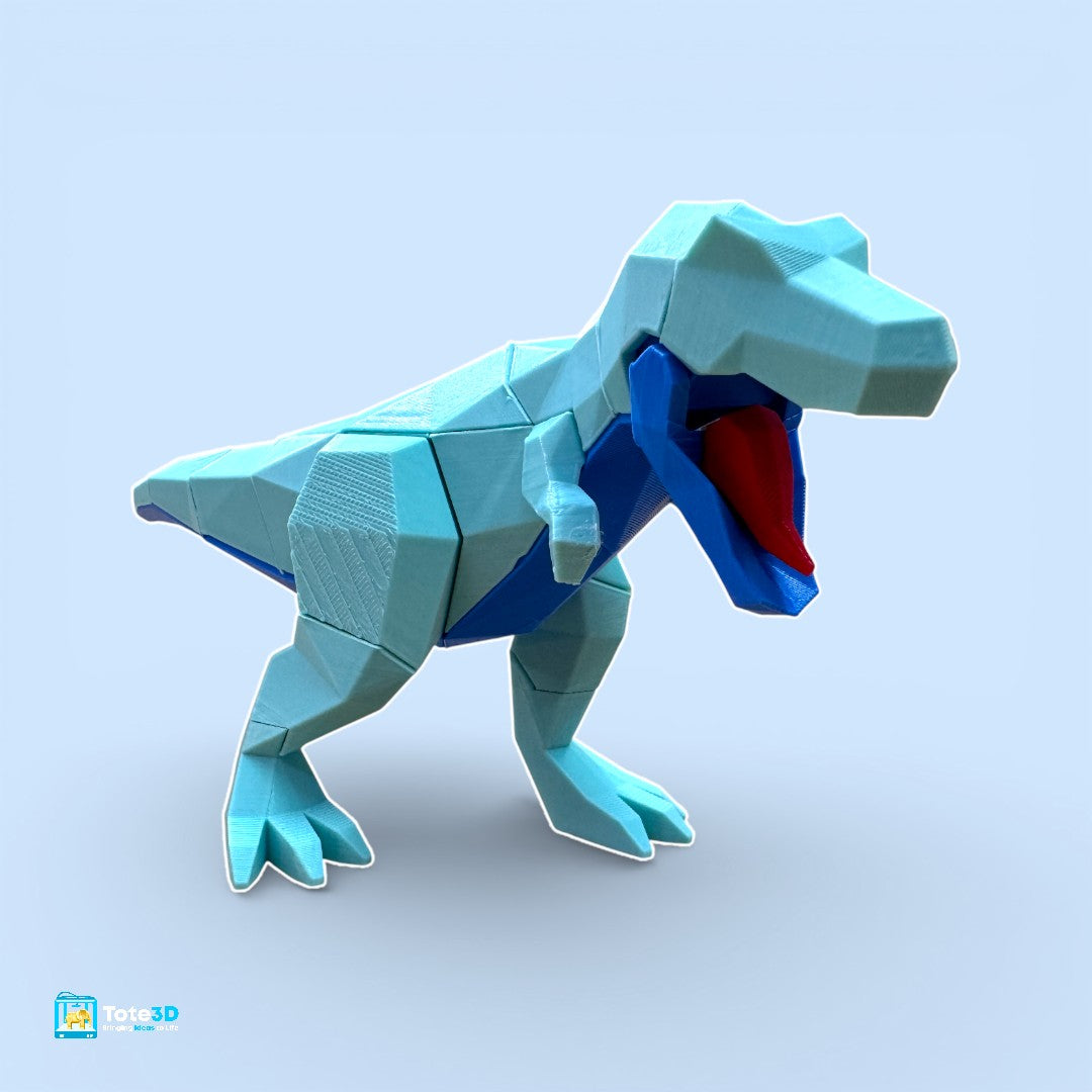 T-Rex 3D Magnetic Puzzle – Snap-Fit Dinosaur Desk Toy