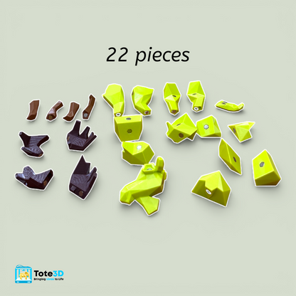 Moose 3D Magnetic Puzzle  – Snap Fit Toy & Creative Build