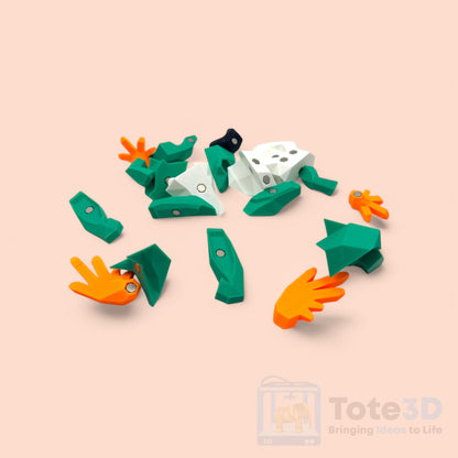 Magnetic 3D Frog Puzzle – Snap & Build