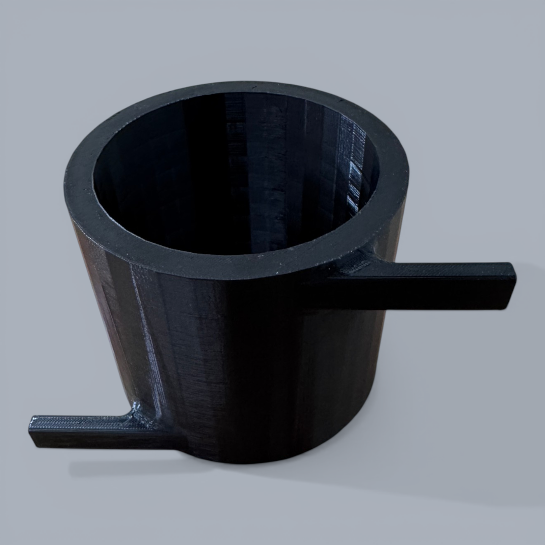 Internal helical cooling channels