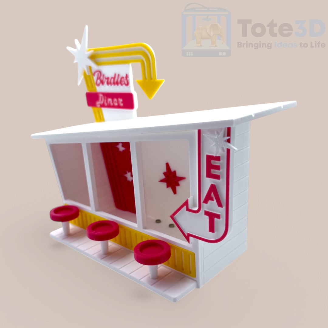Birdie's Diner - A Fun Bird Feeder