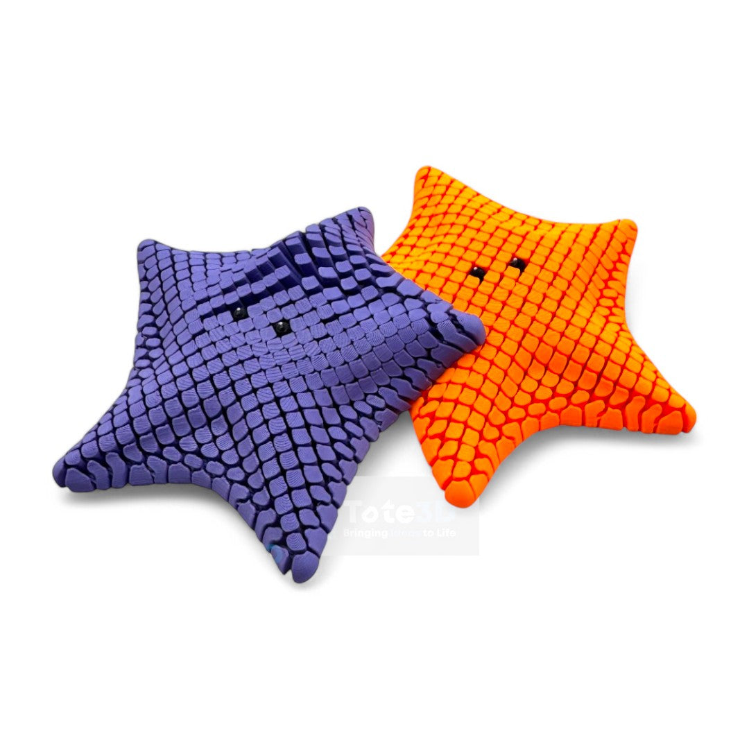 Flexi Star – Articulated 3D Printed Decorative Model & Fidget Fun