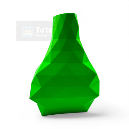 Geometric Neon Flower Vase – Modern Decor