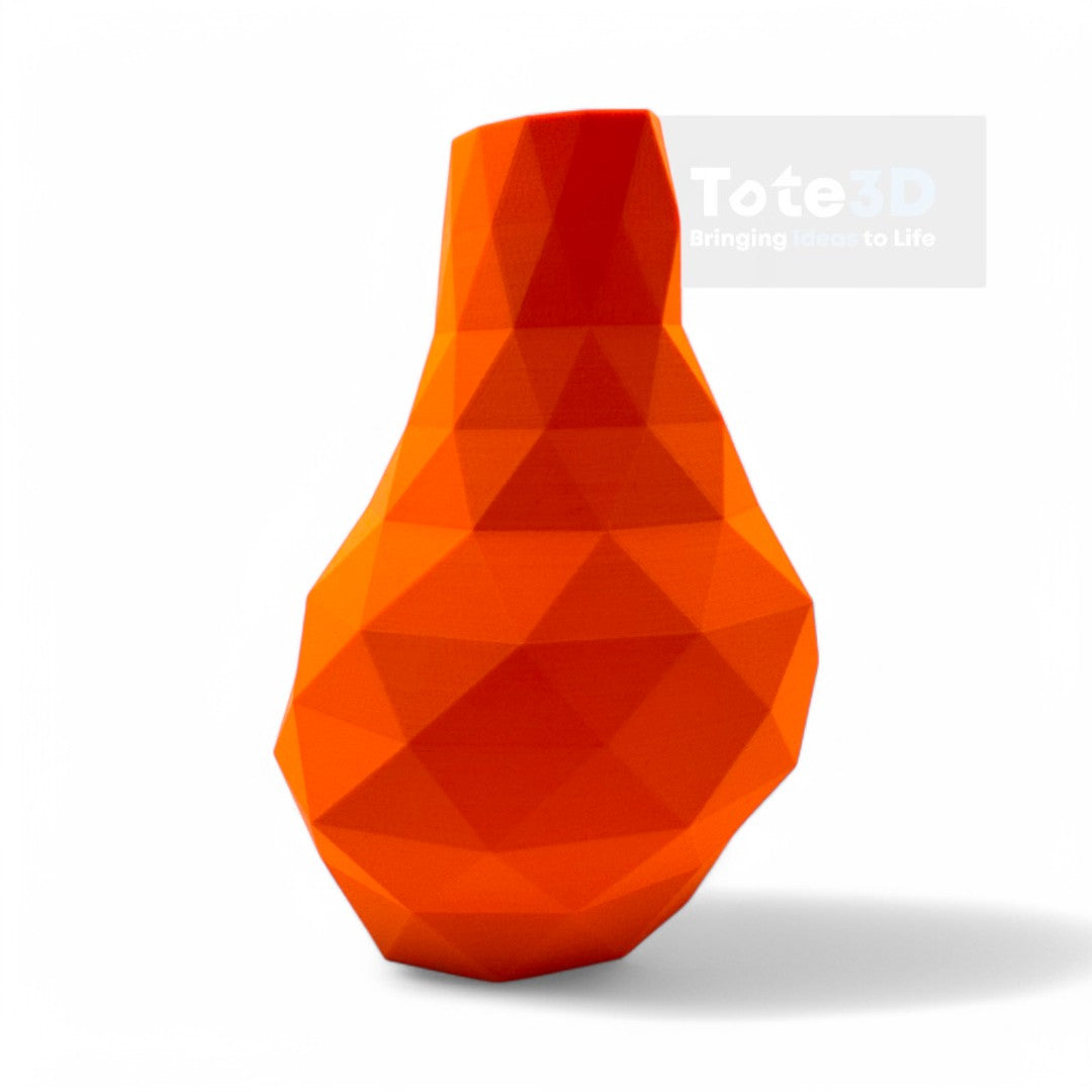 Geometric Neon Flower Vase – Modern Decor