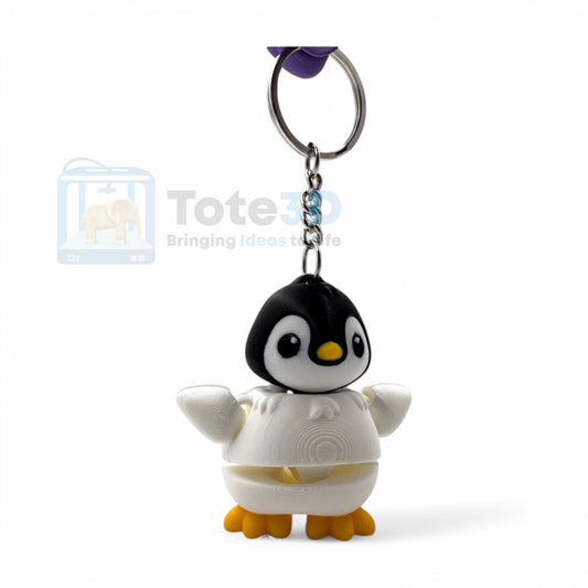 Flexi Penguin – Cute & Poseable (Keychain & Standard)