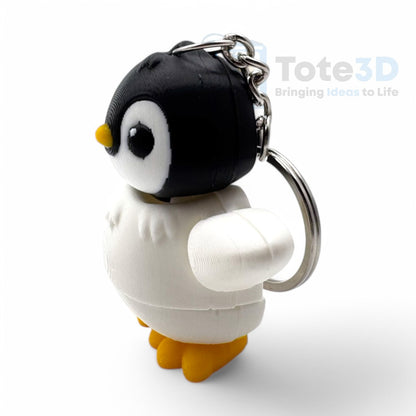 Flexi Penguin – Cute & Poseable (Keychain & Standard)
