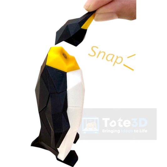 Magnetic Penguin Puzzle – 3D Printed Assembly Model