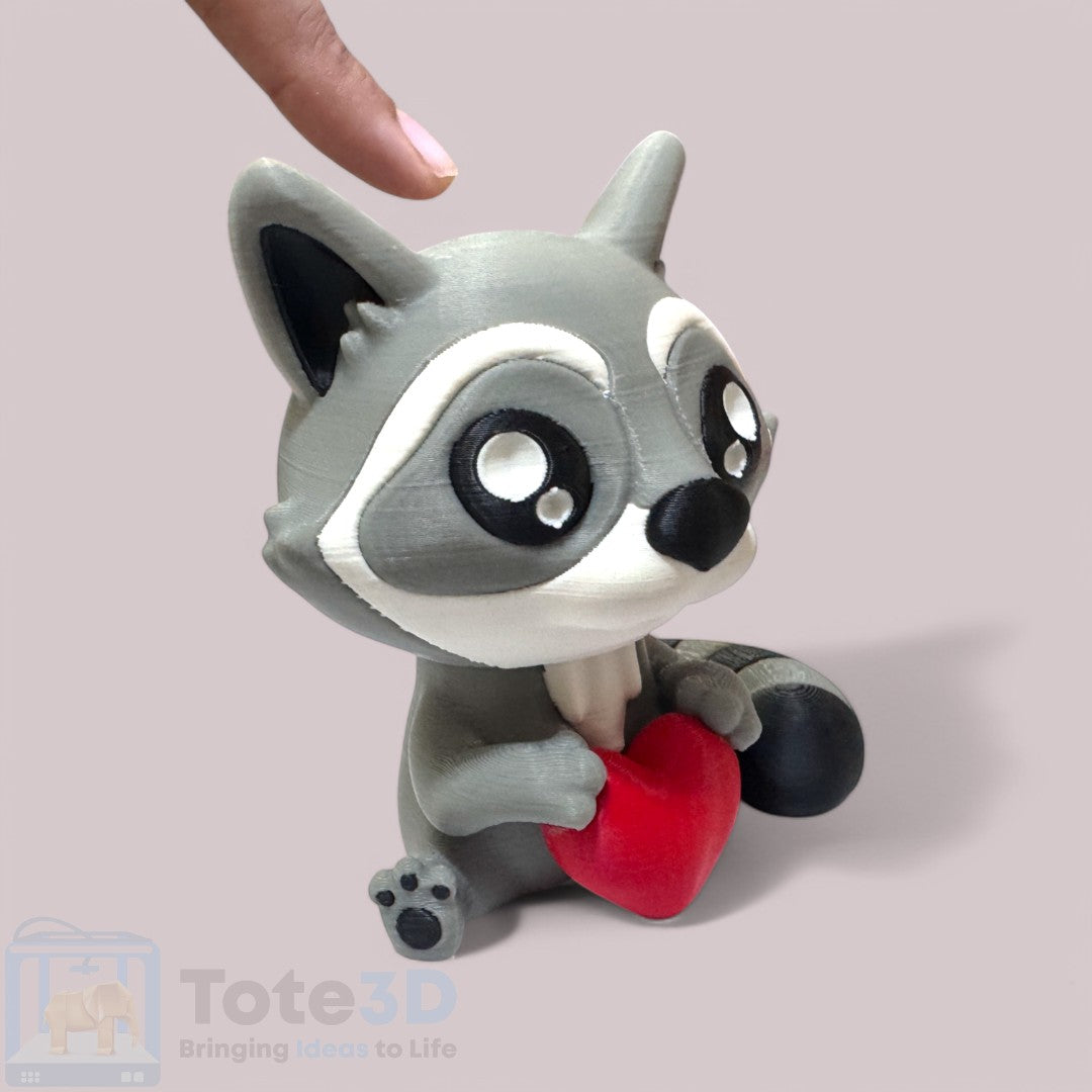 Clicky Raccoon – The Heart Stealing Fidget