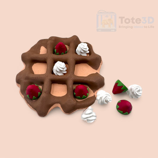 Breakfast Waffle Tic Tac Toe – Play & Enjoy
