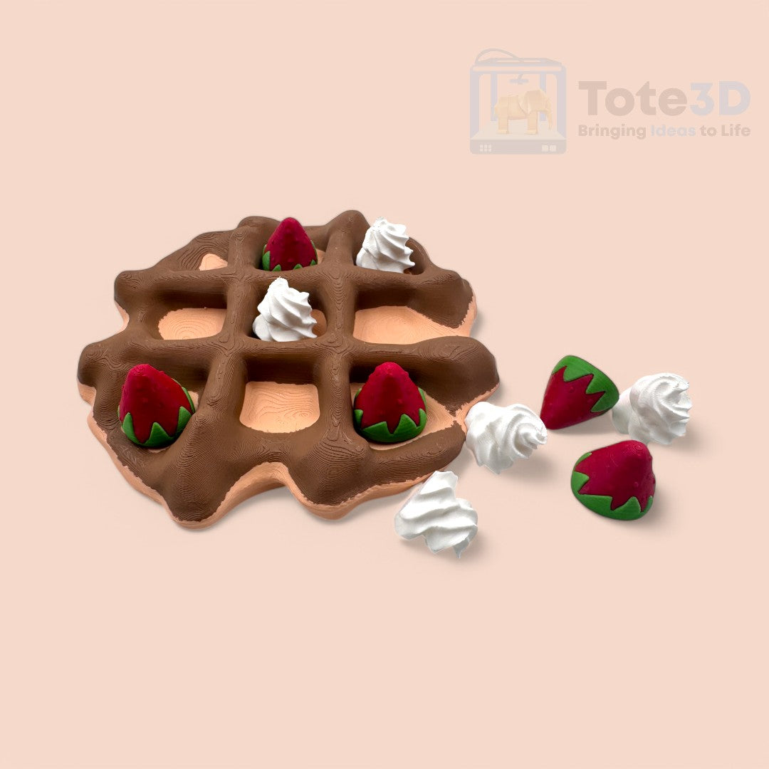 Breakfast Waffle Tic Tac Toe – Play & Enjoy
