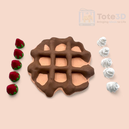 Breakfast Waffle Tic Tac Toe – Play & Enjoy