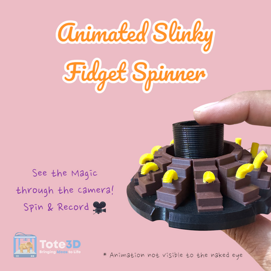 Animated Slinky Spinner – Camera Magic! 🎥