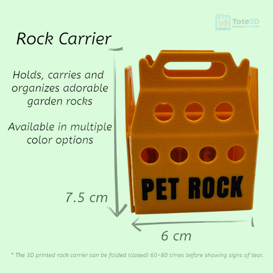 Expressive Rock Carrier – Accessory for Indoor & Zen Gardens 🌿🧺
