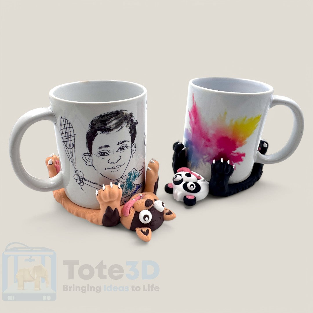 Panda & Shiba Coasters – Cute and Versatile