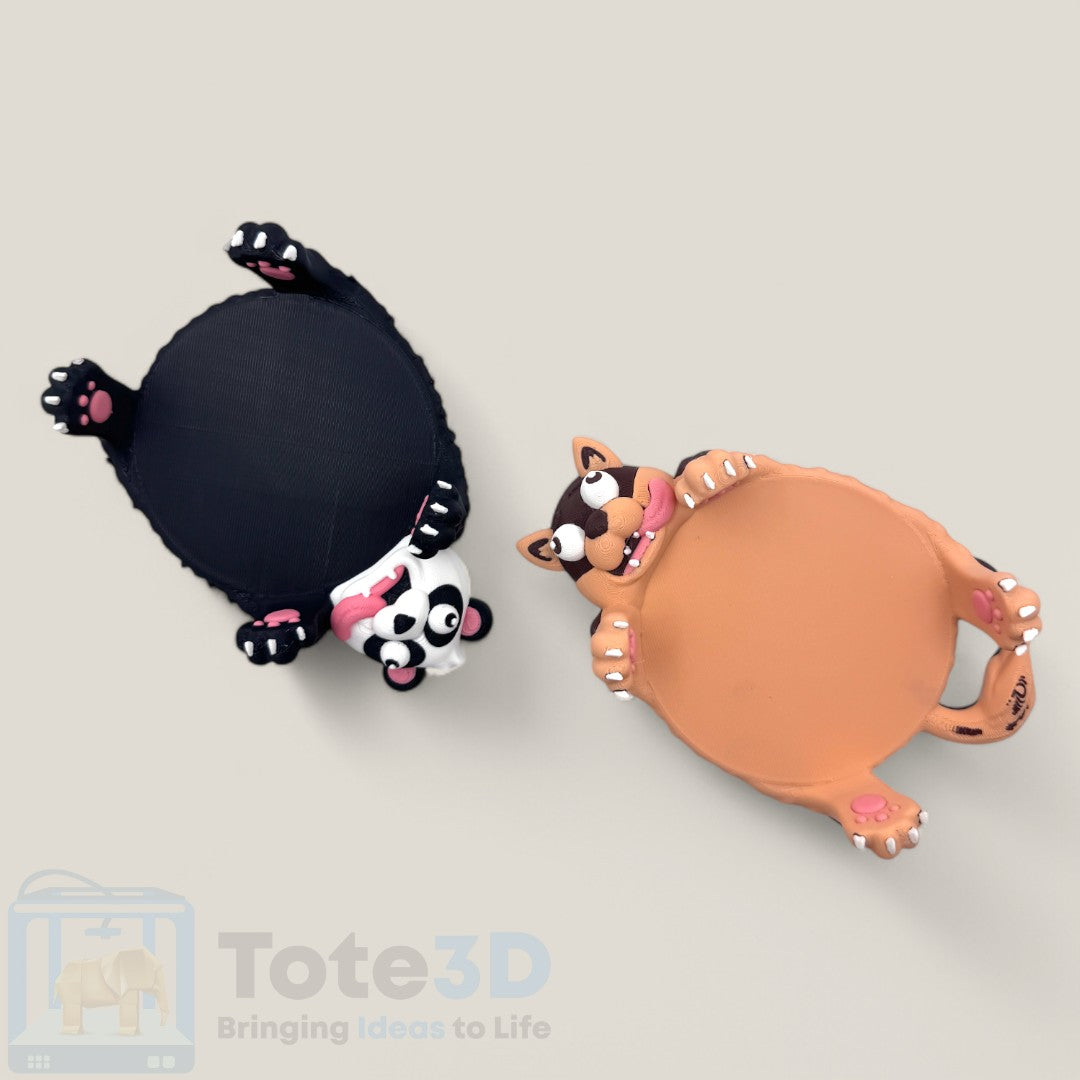 Panda & Shiba Coasters – Cute and Versatile