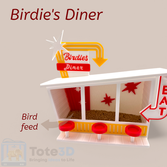 Birdie's Diner - A Fun Bird Feeder