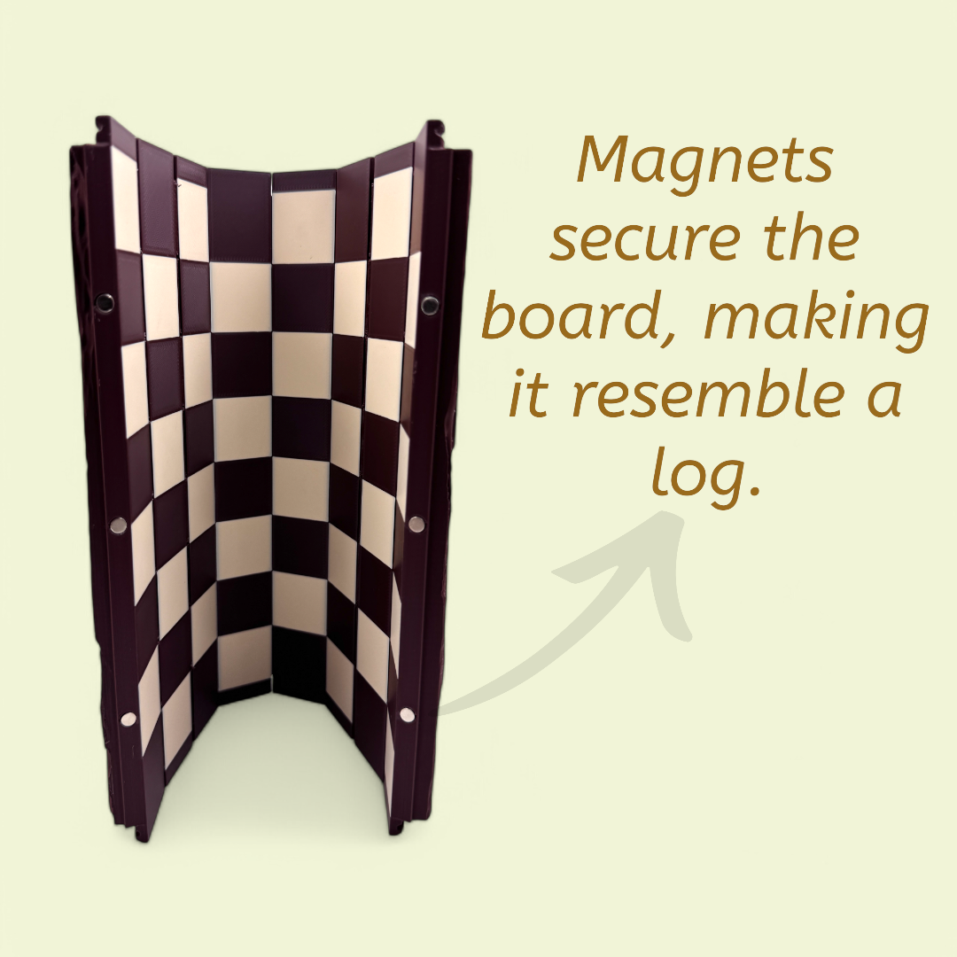 🌲 Mushroom Kingdom Chess & Checkers – The Magical Log Set! 🍄♟️