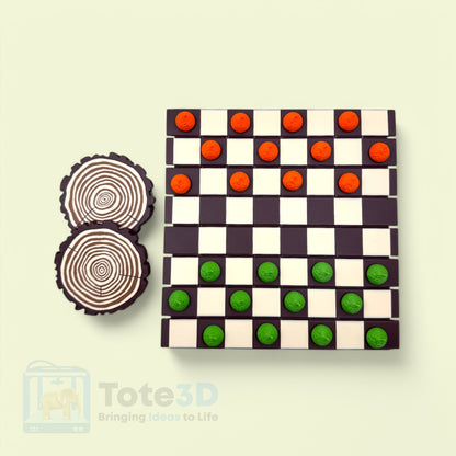 🌲 Mushroom Kingdom Chess & Checkers – The Magical Log Set! 🍄♟️