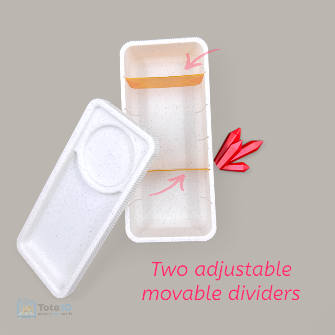 Elegant Jewelry Organizer with Crystal Ring Holder