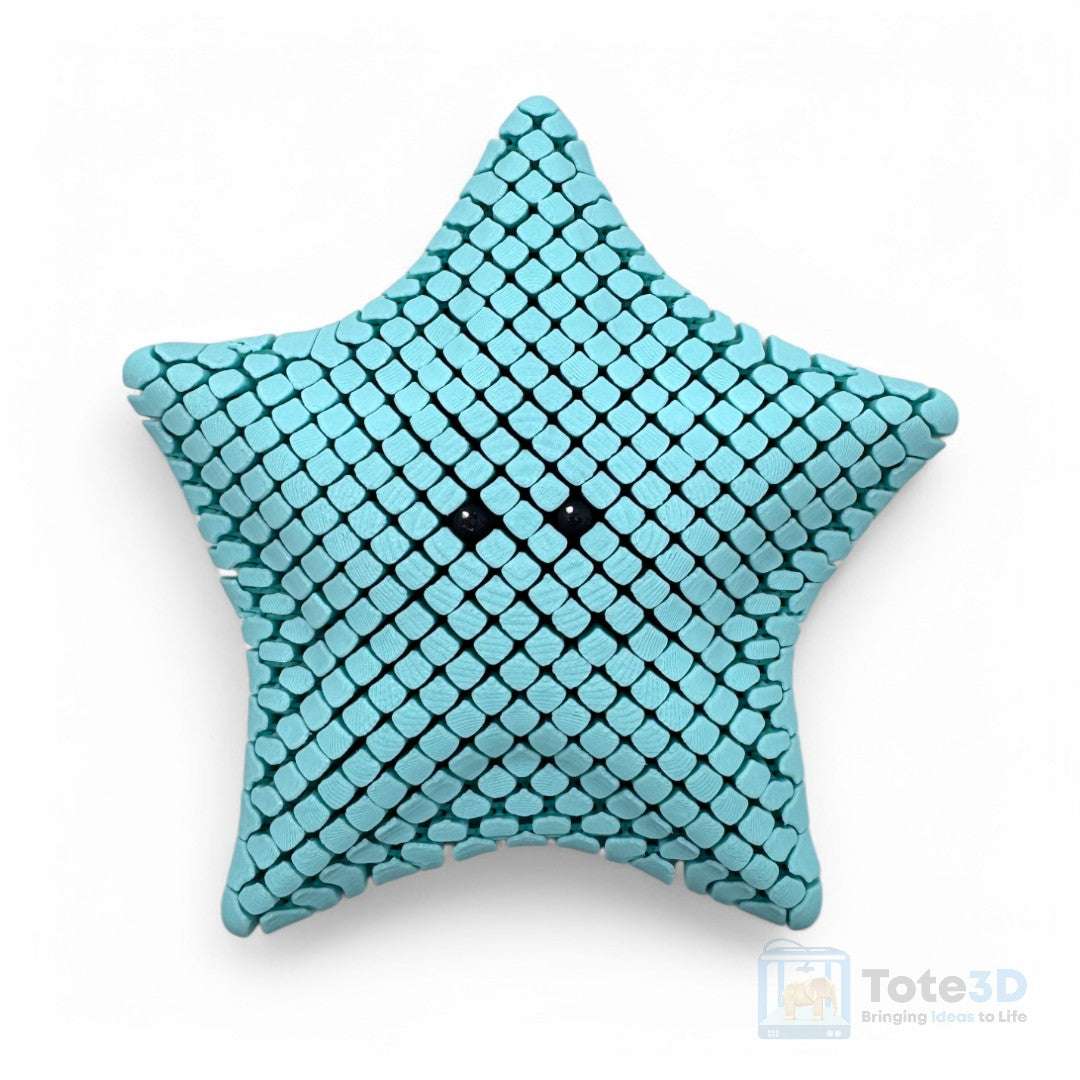 Flexi Star – Articulated 3D Printed Decorative Model & Fidget Fun