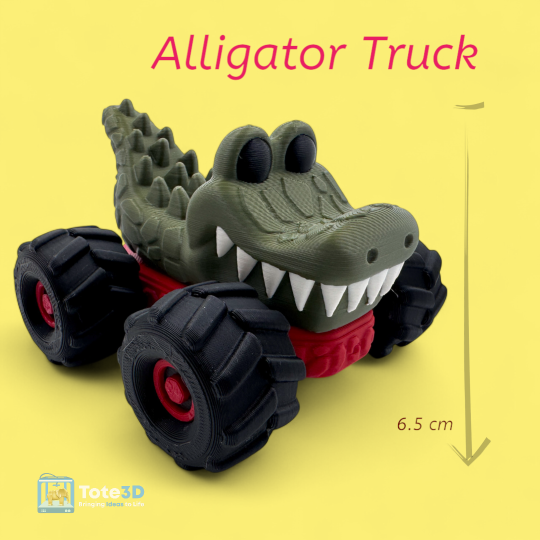 Alligator Truck | Sturdy Push Toy for Toddlers 🐊