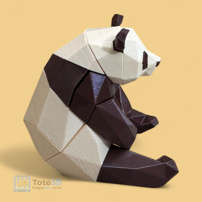Magnetic 3D Printed Panda Puzzle