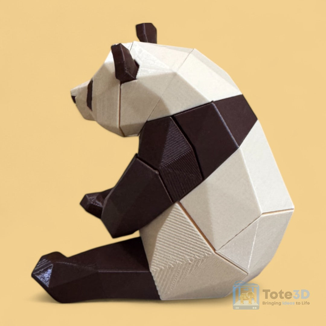 Magnetic 3D Printed Panda Puzzle